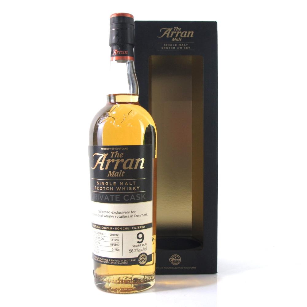 Arran 2007 Single Cask 9 Year Old / Danish Exclusive