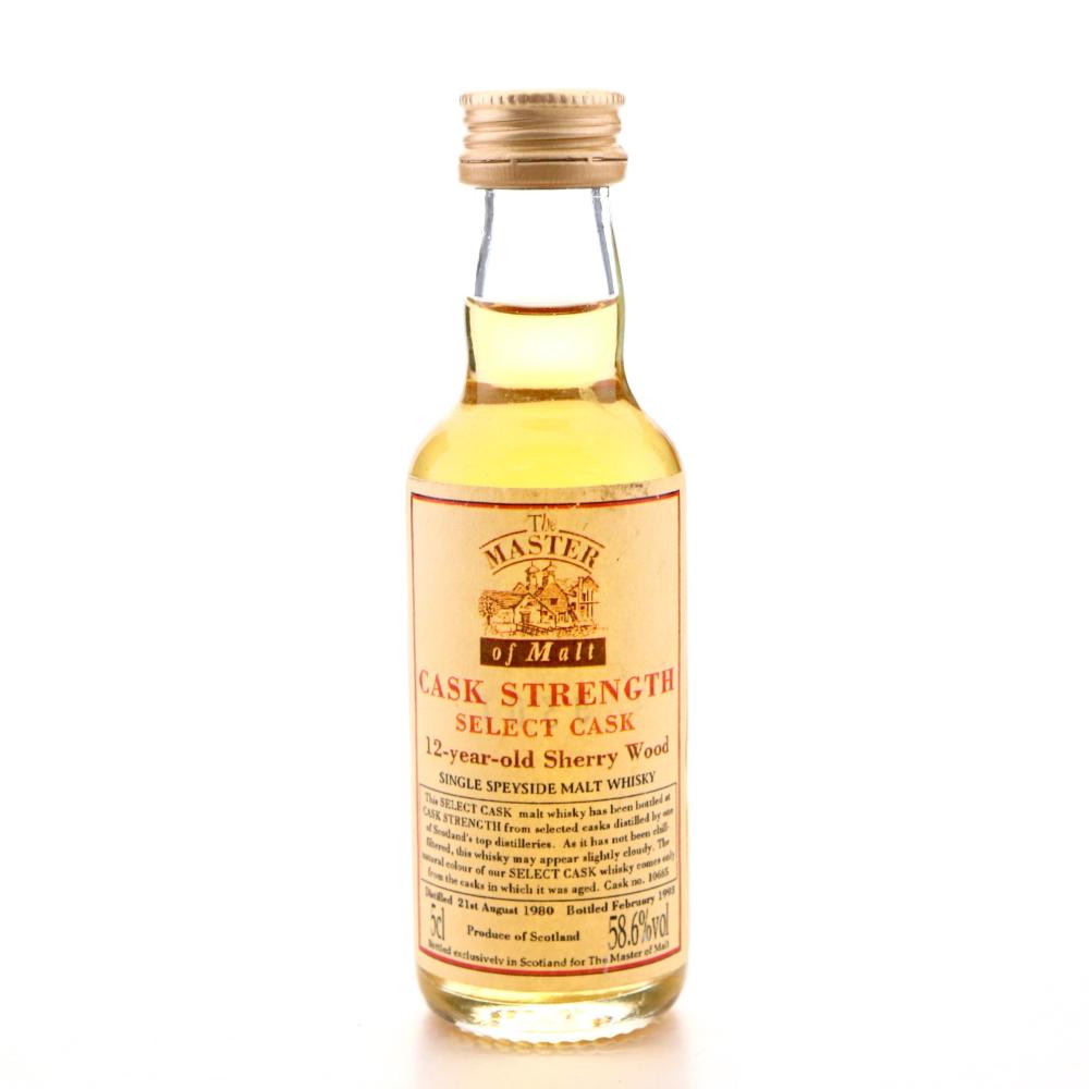 Speyside Single Malt 1980 Master of Malt 12 Year Old Sherry Wood Miniature
