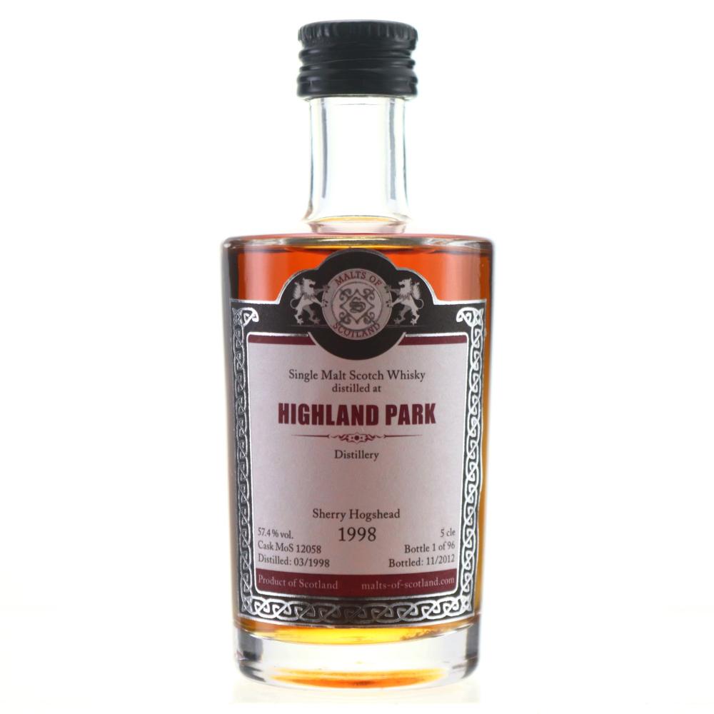 Highland Park 1998 Malts of Scotland Sherry Hogshead Miniature