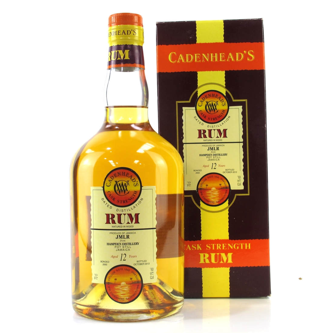 Hampden 2000 Cadenhead's 12 Year Old Jamaican Rum