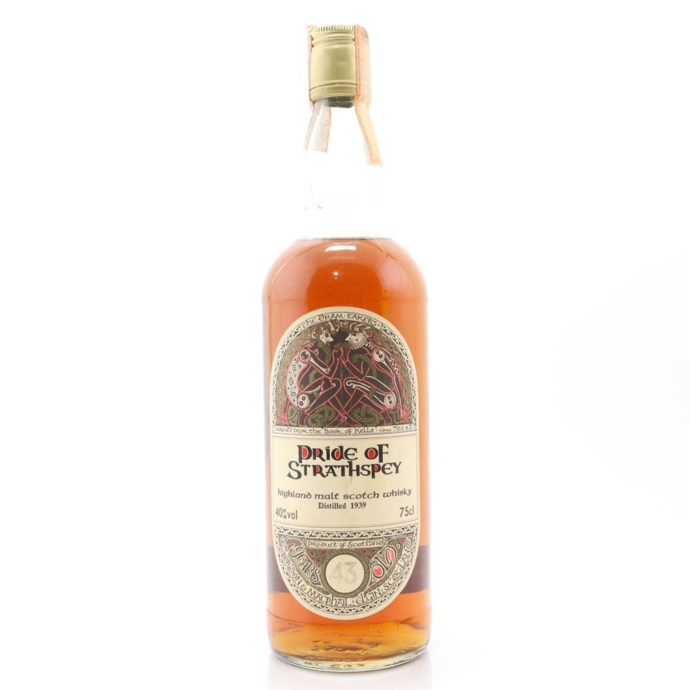 Pride of Strathspey 1939 Gordon and MacPhail 43 Year Old / Book of Kells