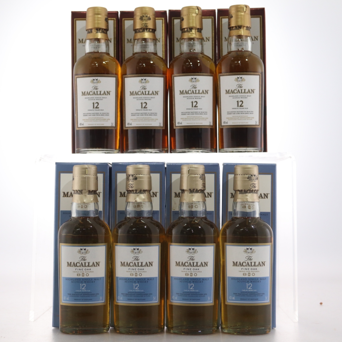 Macallan Miniatures x 8