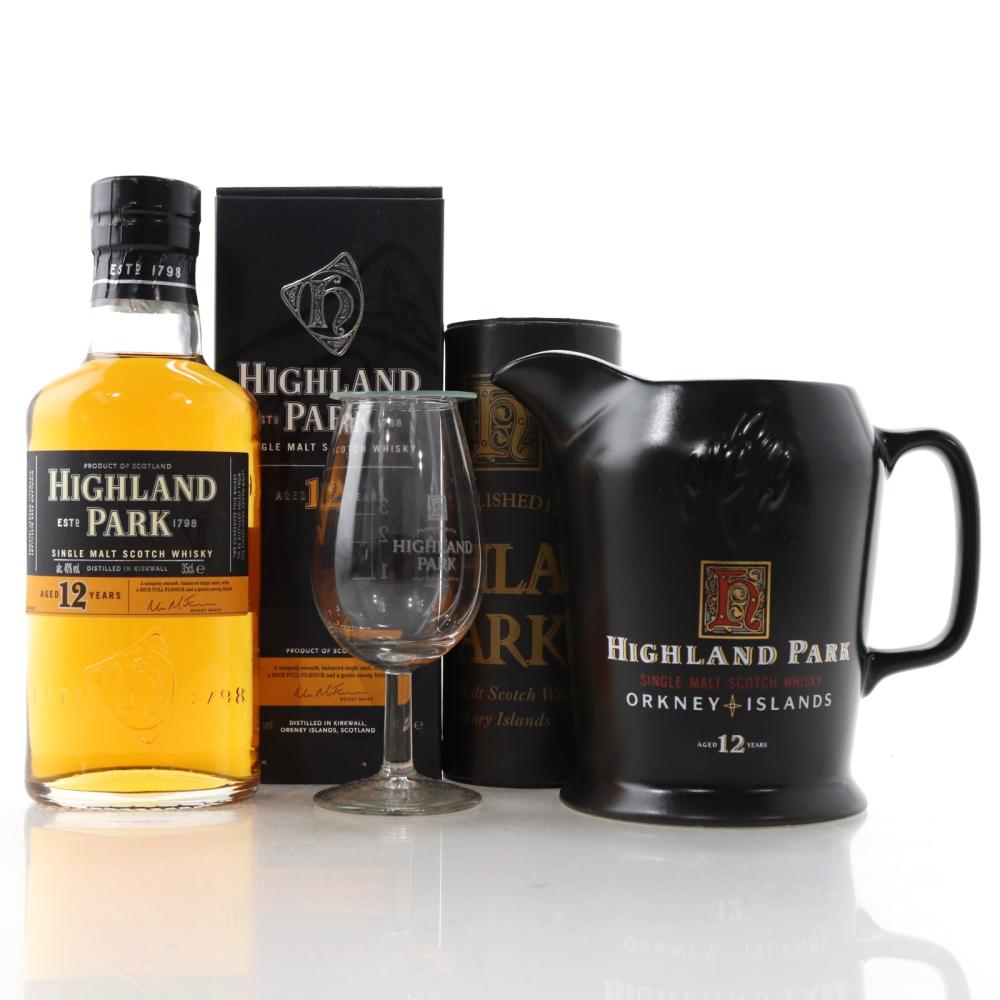 Highland Park 12 Year Old 35cl / with Jug & Glass