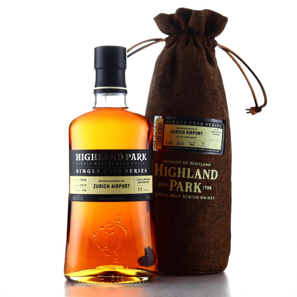 Highland Park 2008 Single Sherry Cask 11 Year Old #144 / Zurich Airport