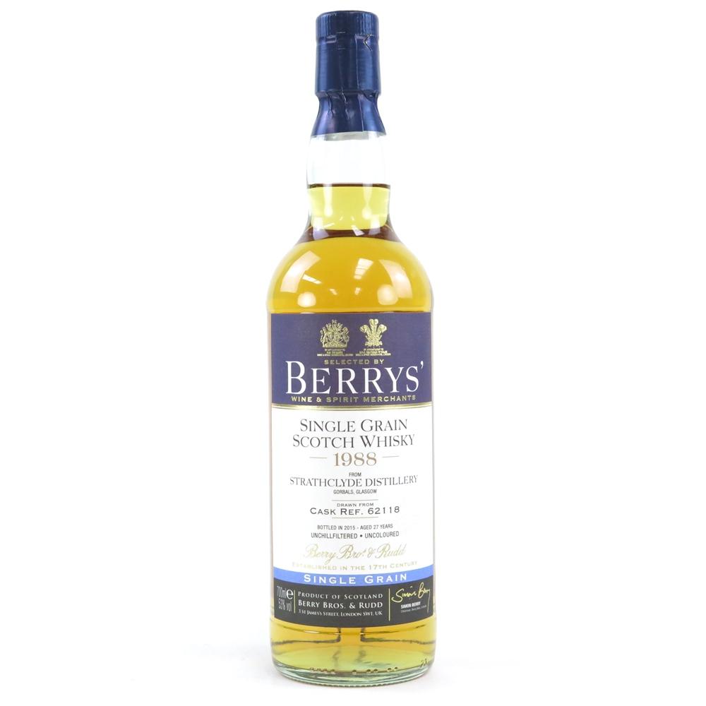 Strathclyde 1988 Berry Bros and Rudd 27 Year Old