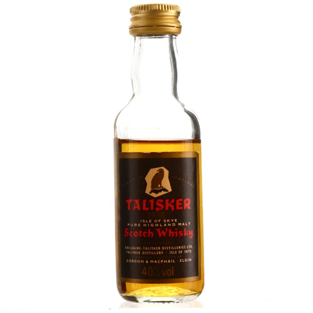Talisker 1958 Gordon and MacPhail Miniature