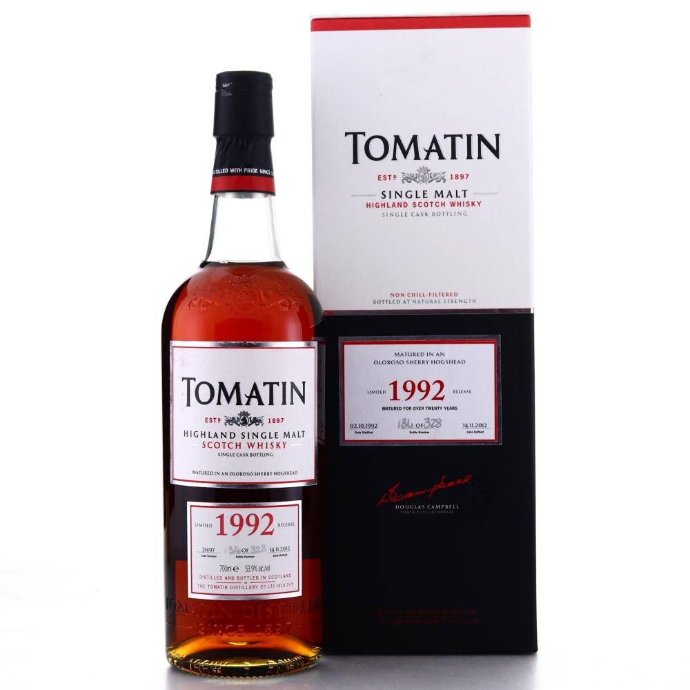Tomatin 1992 Single Oloroso Cask 20 Year Old