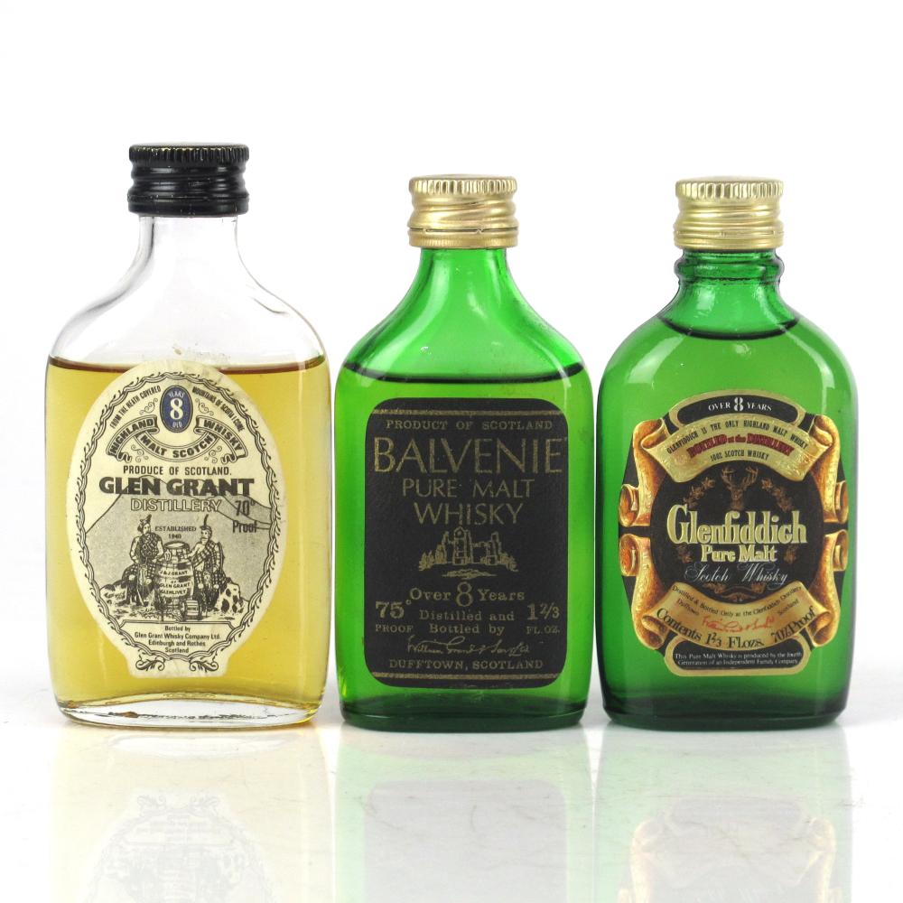 Speyside 1970s Miniature Selection x 3