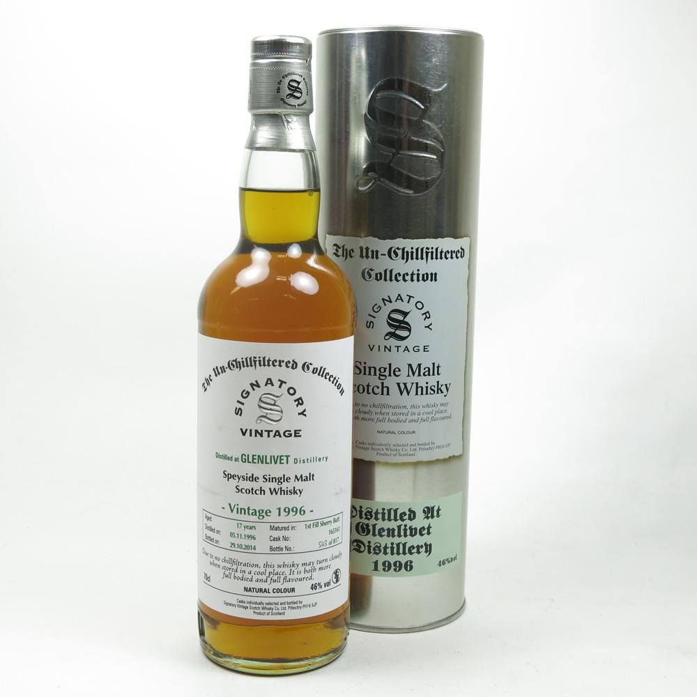 Glenlivet 1996 Signatory Vintage 17 Year Old