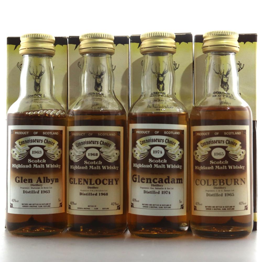 Gordon and MacPhail Miniatures x 4 / includes Coleburn 1965