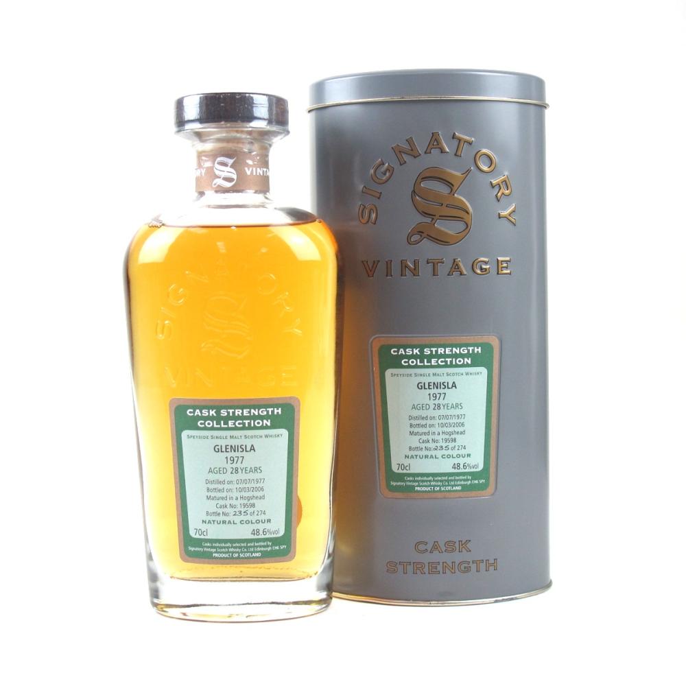 Glenisla 1977 Signatory Vintage 28 Year Old