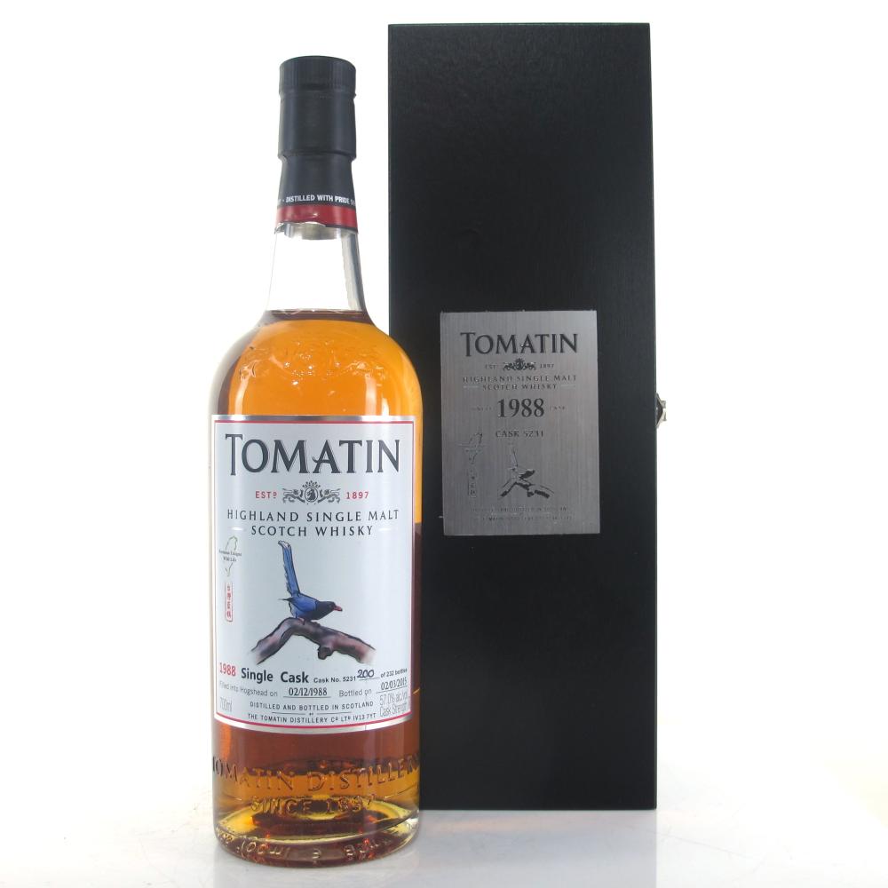 Tomatin 1988 Single Cask 26 Year Old #5231 / Formosa Unique Wildlife​