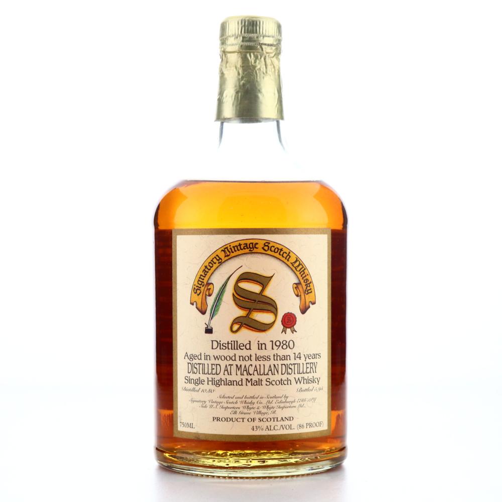 Macallan 1980 Signatory Vintage 14 Year Old 75cl / US Import
