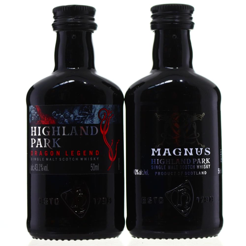 Highland Park Magnus & Dragon Legend Miniatures x 2