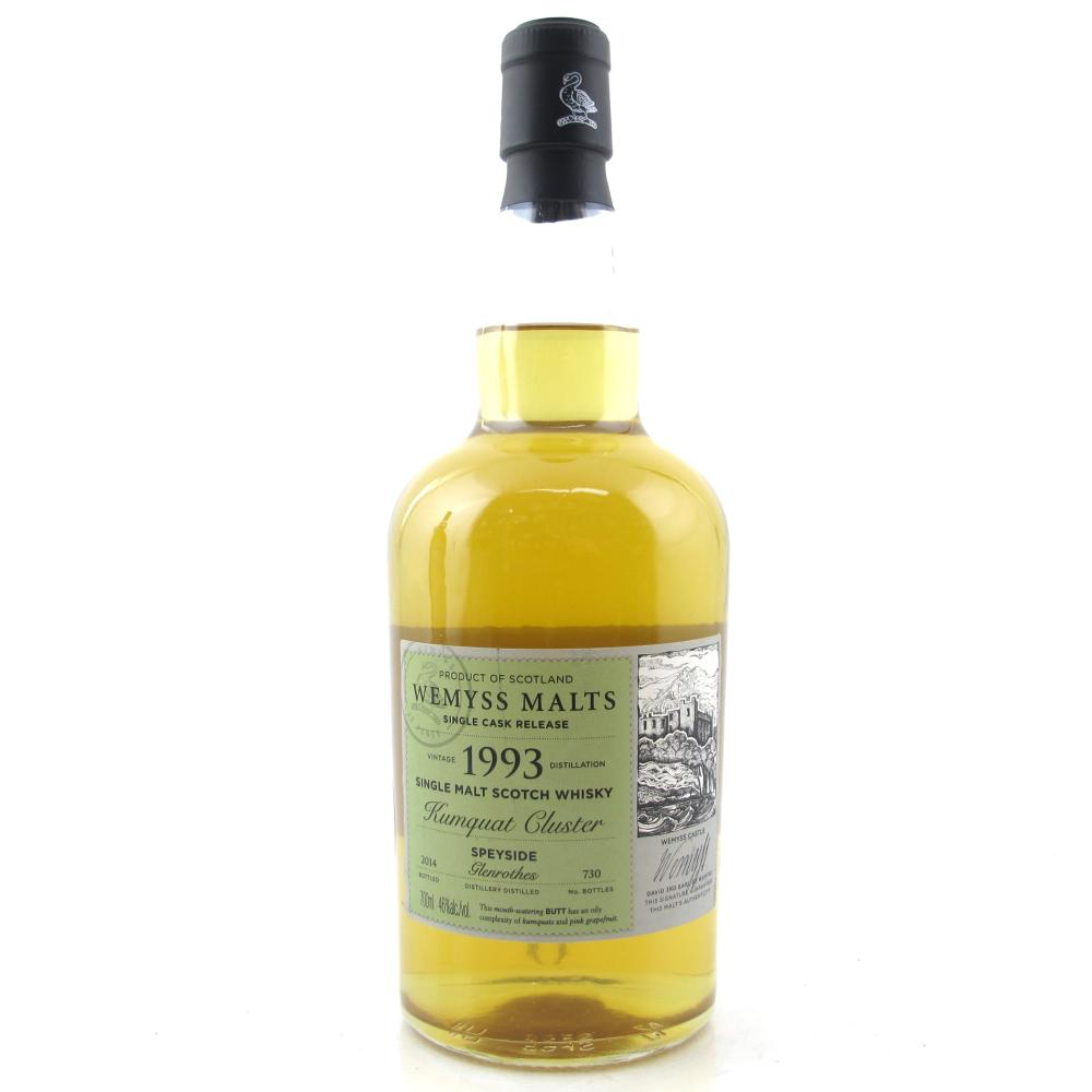 Glenrothes 1993 Wemyss Malts / Kumquat Cluster