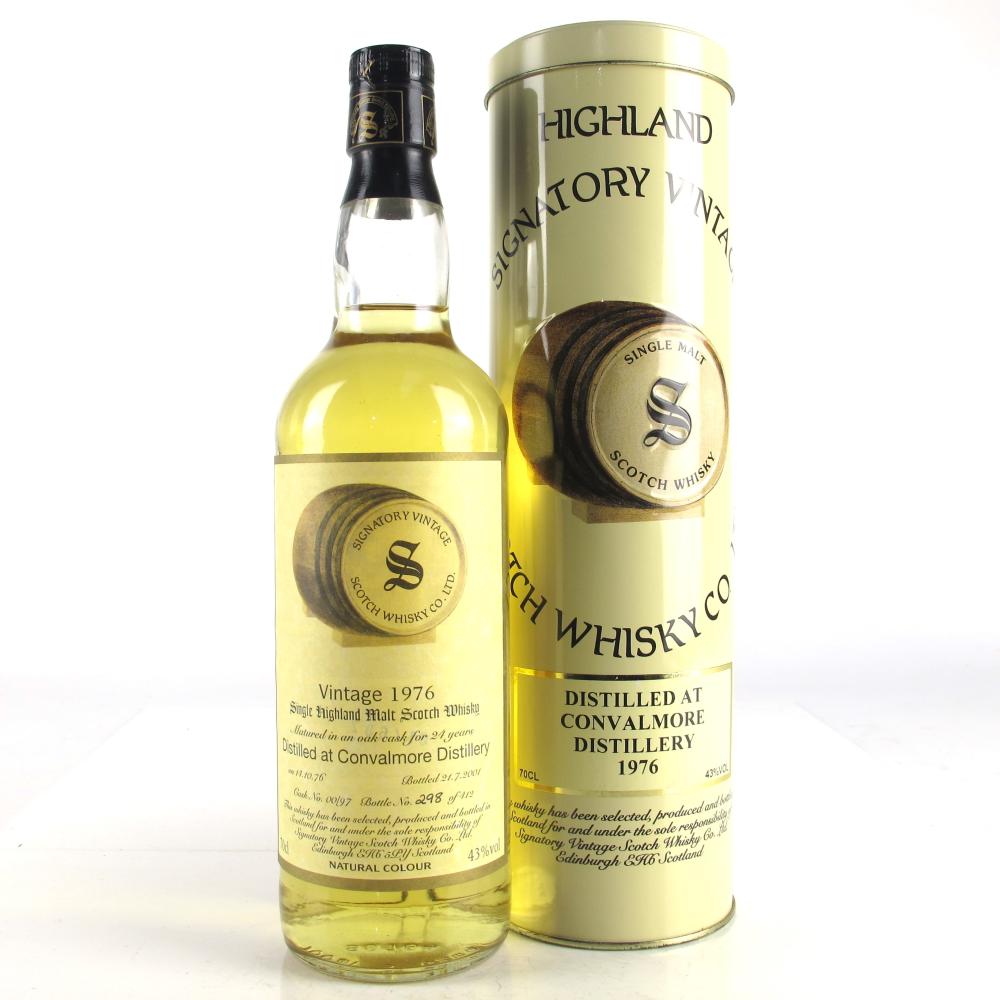 Convalmore 1976 Signatory Vintage 24 Year Old