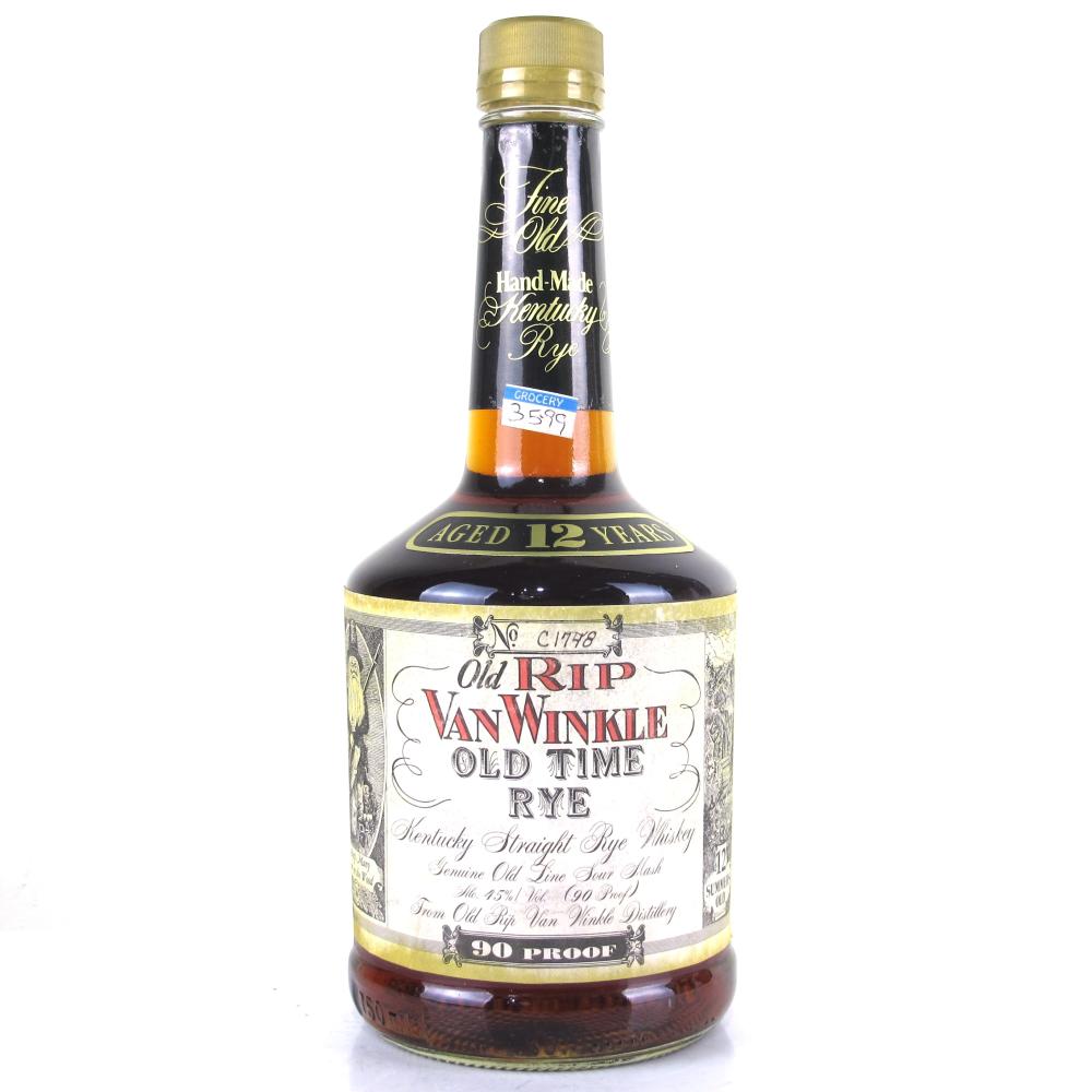 Old Rip Van Winkle 12 Year Old / Old Time Rye