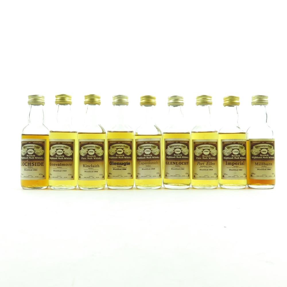 Gordon and MacPhail Closed Distillery Miniature Selection 9 x 5cl 
