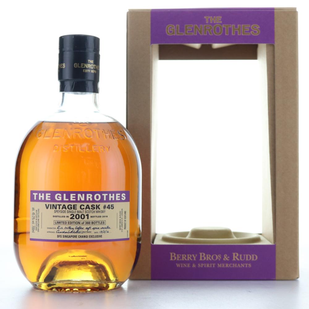Glenrothes 2001 Single Cask #45 / Singapore Changi Exclusive