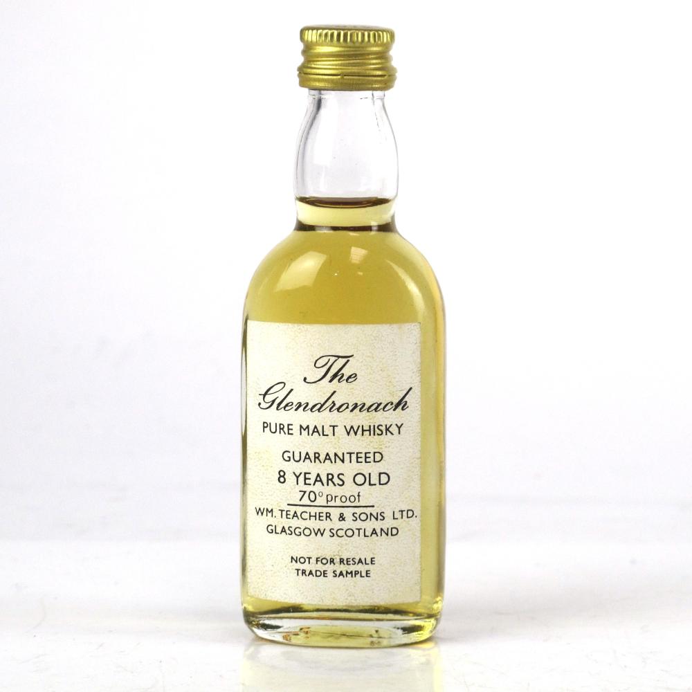 Glendronach 8 Year Old Miniature 1970s / Teacher's