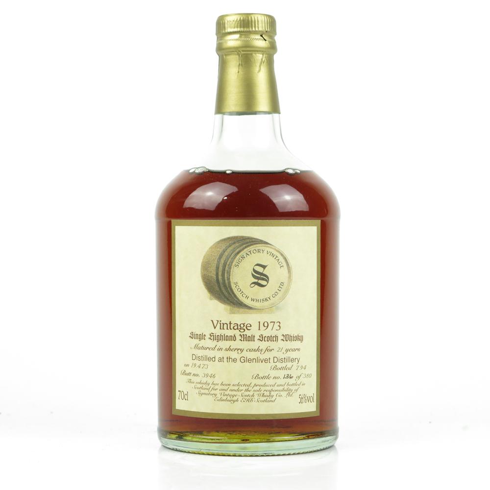Glenlivet 1973 Signatory Vintage 21 Year Old