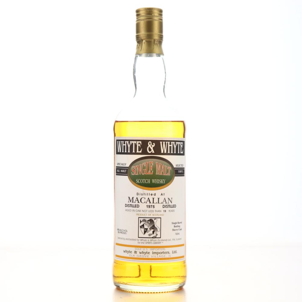 Macallan 1975 Whyte and Whyte 19 Year Old Sherry Cask 75cl / Spirits Library