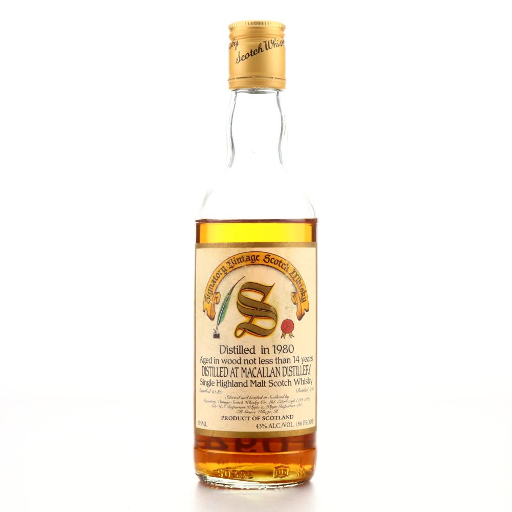 Macallan 1980 Signatory Vintage 14 Year Old 37.5cl / US Import