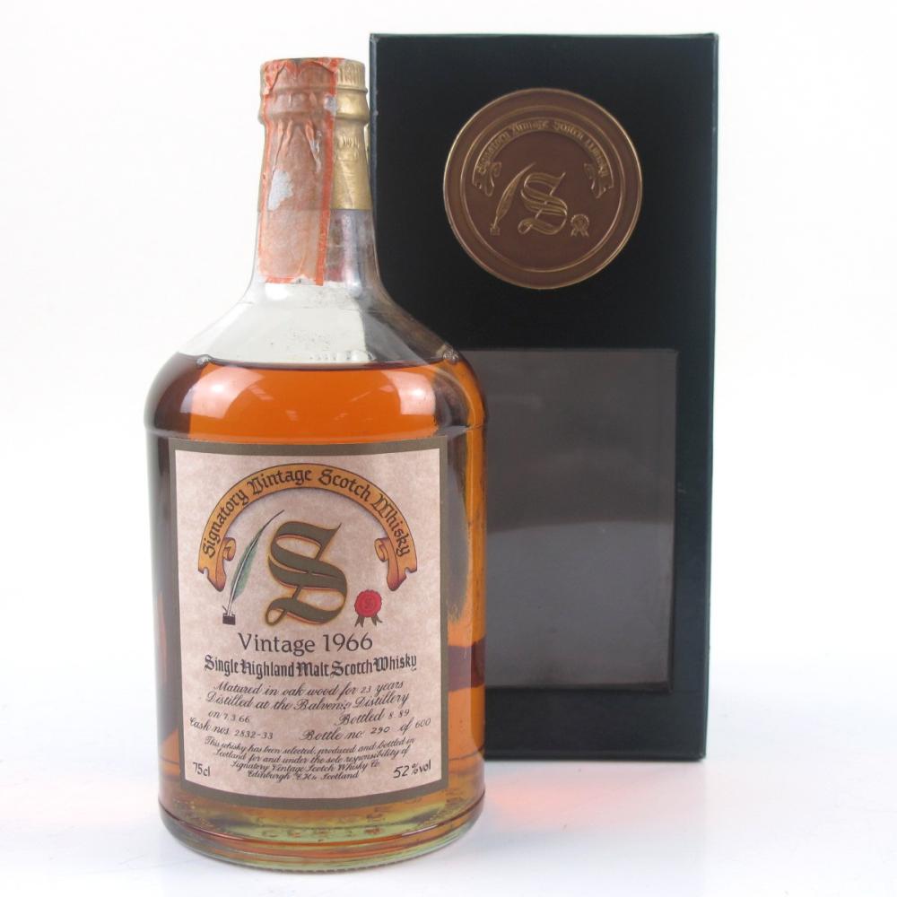 Balvenie 1966 Signatory Vintage 23 Year Old