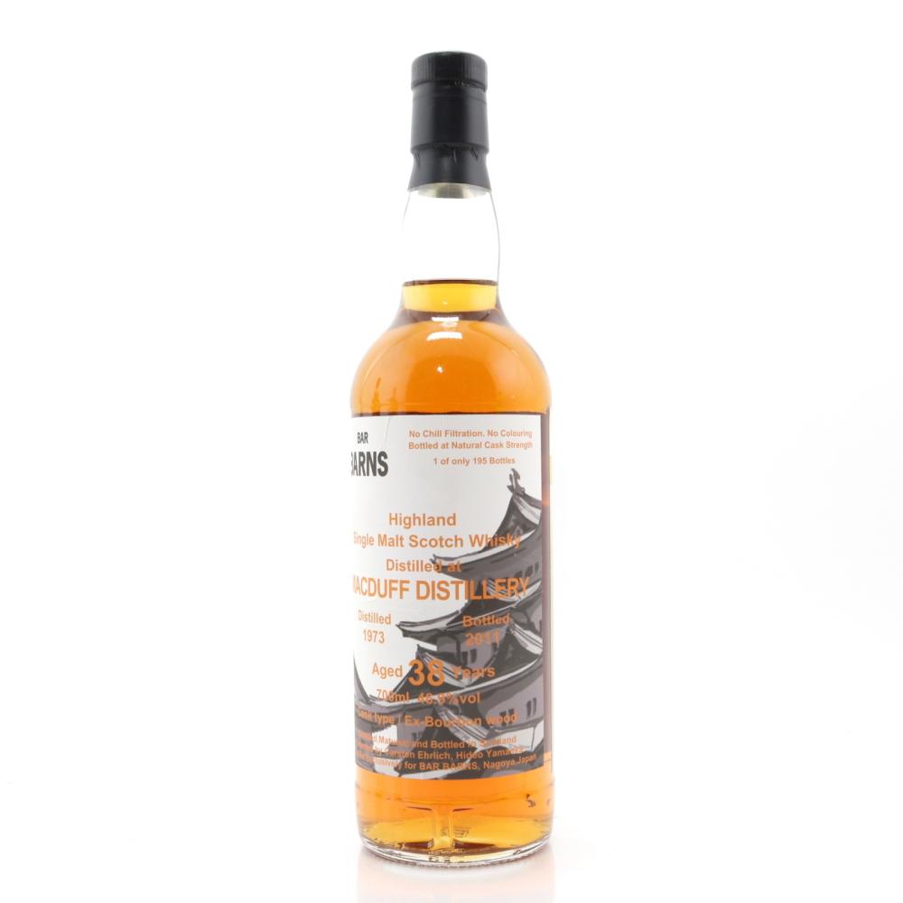 Macduff 1973 Whisky Agency 38 Year Old Perfect Dram / Bar Barns