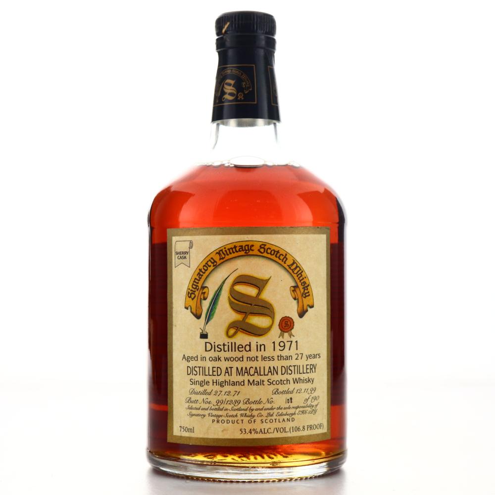Macallan 1971 Signatory Vintage 27 Year Old 75cl / US Import