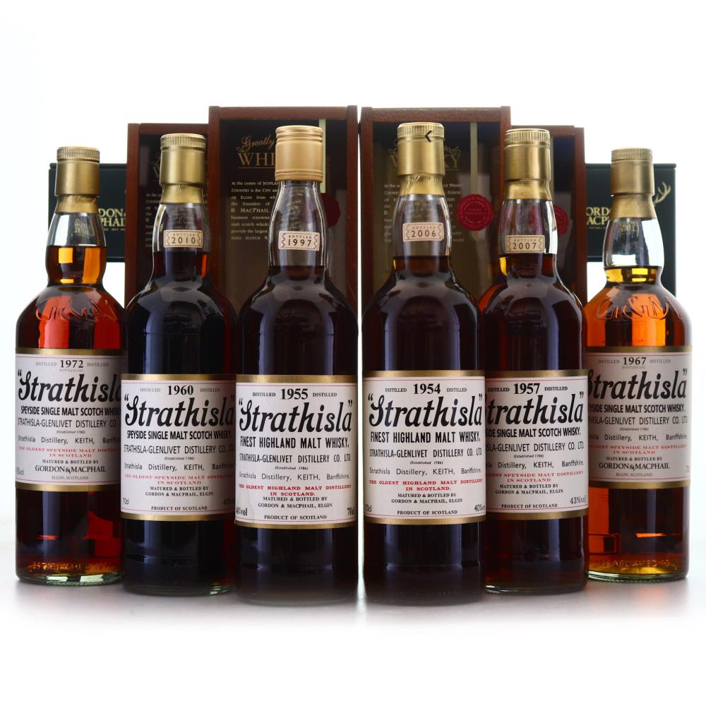Strathisla Gordon and MacPhail Vintages 6 x 70cl