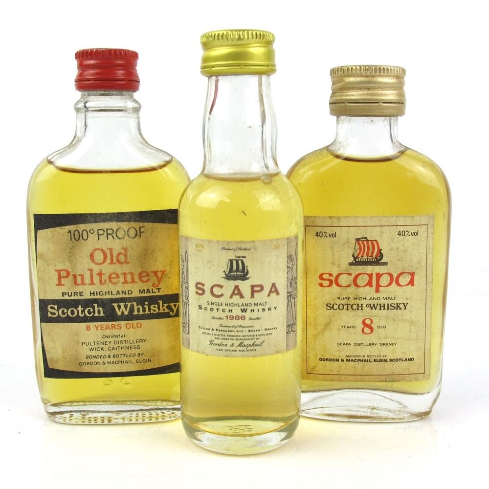 Scapa and Old Pulteney Miniature Selection 3 x 5cl