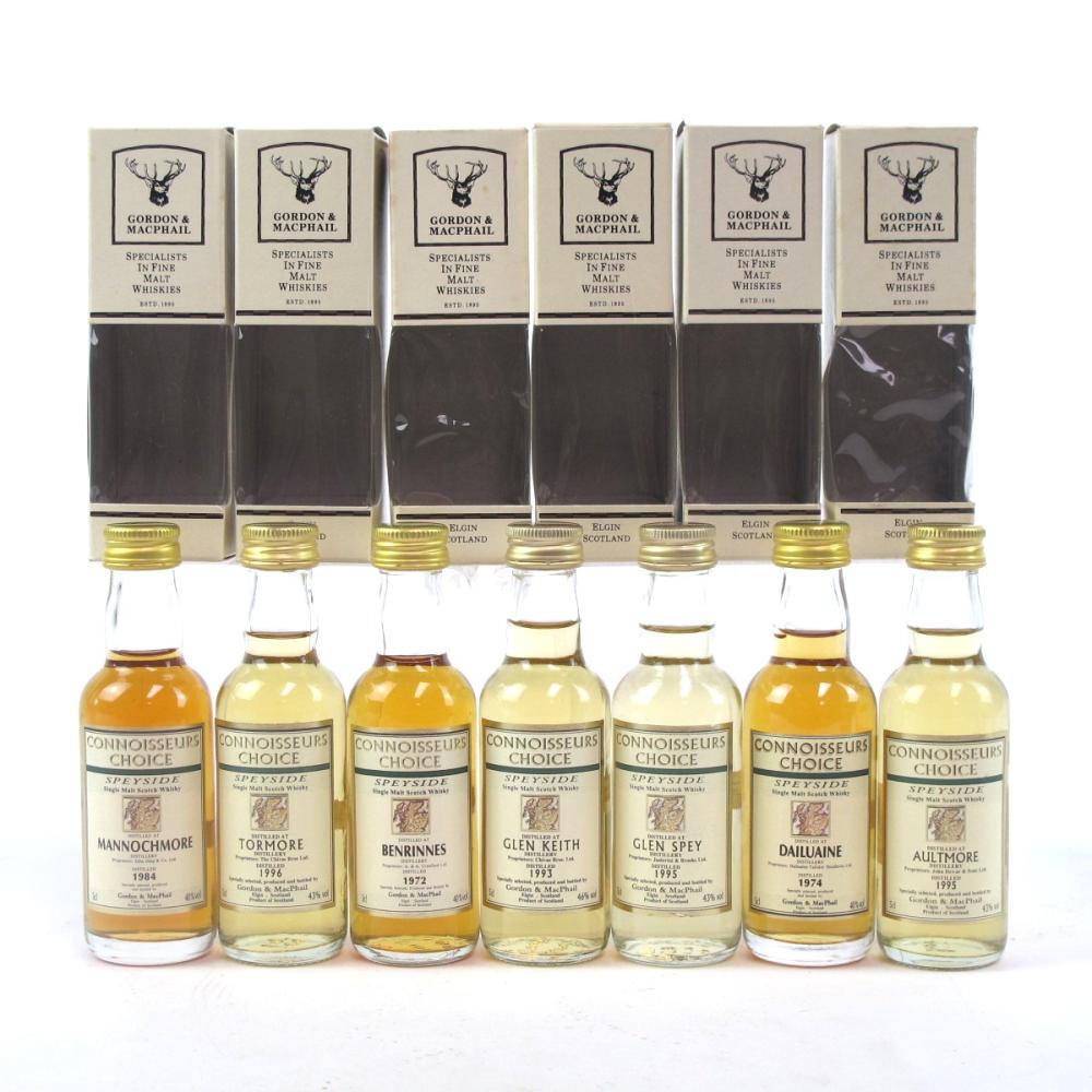 Miscellaneous Speyside Single Malts 7 x Miniature