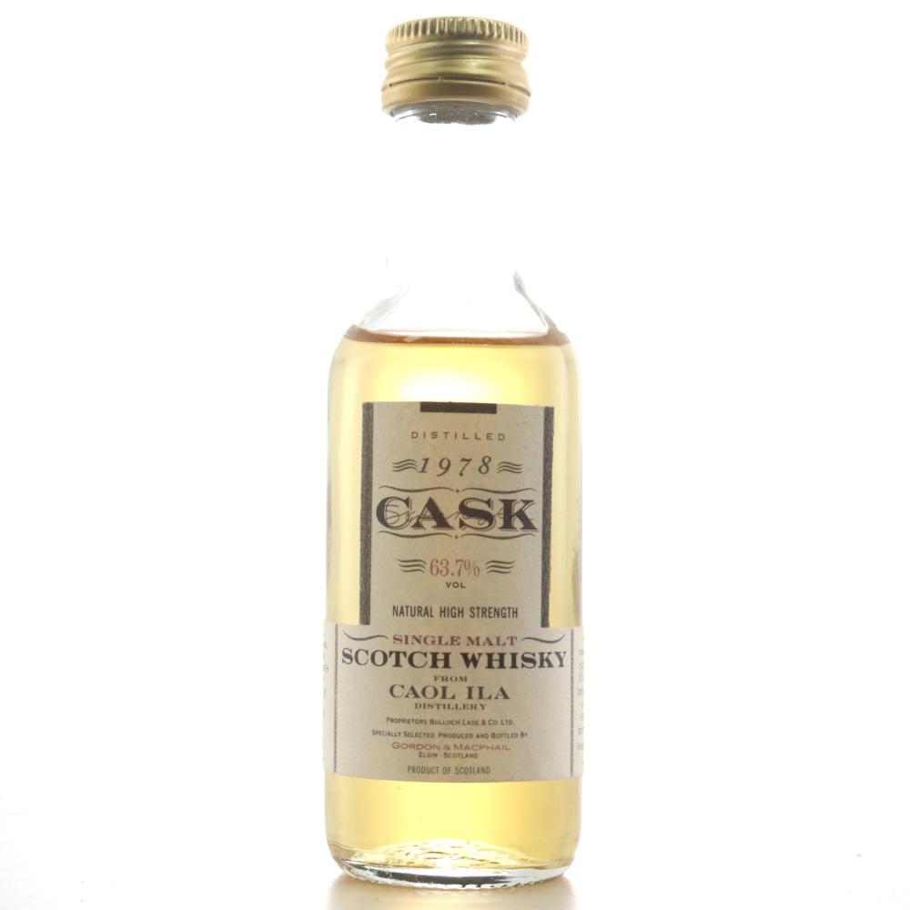 Caol Ila 1978 Gordon and MacPhail Cask Strength Miniature 5cl