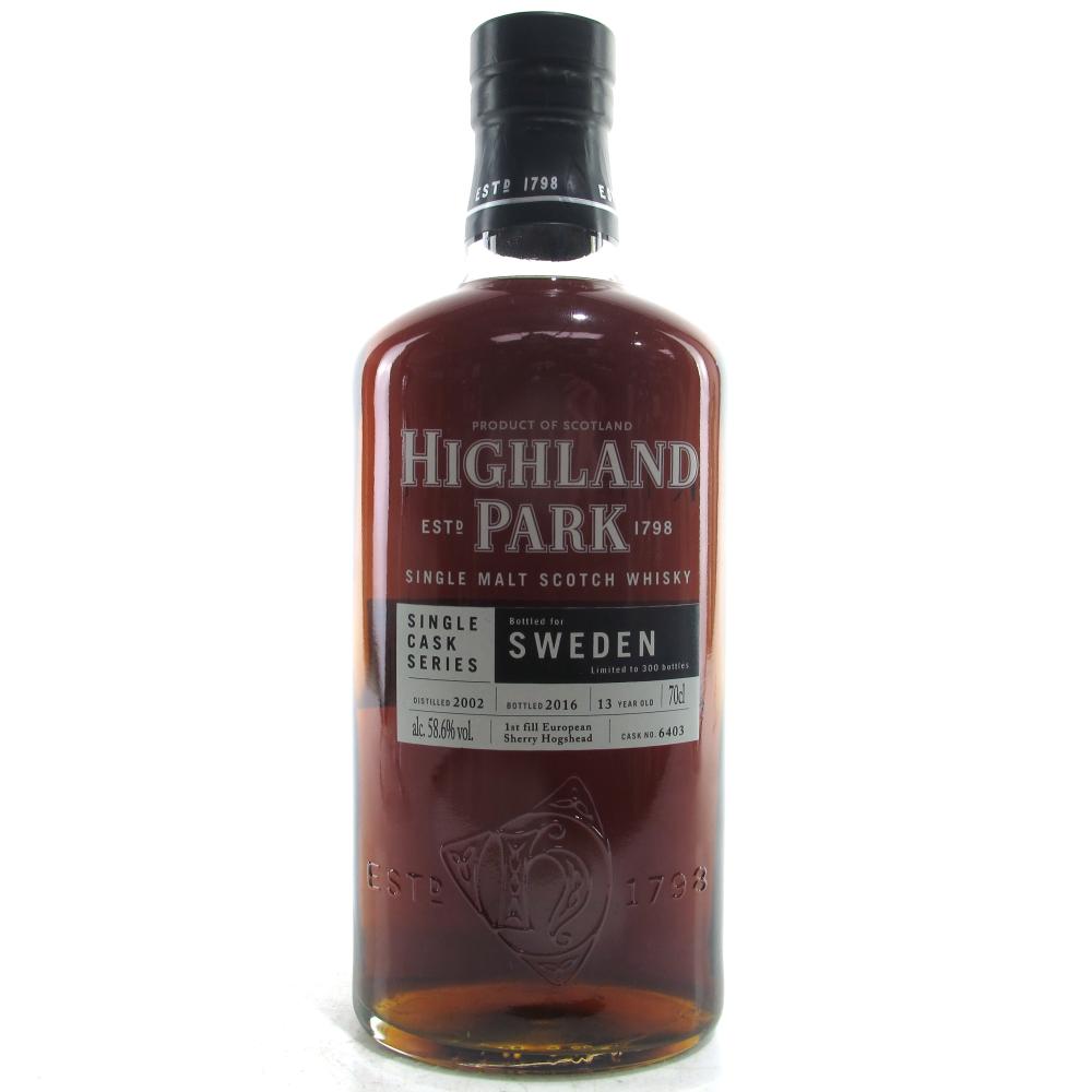 Highland Park 2002 Single Cask 13 Year Old #6403 / Swedish Exclusive