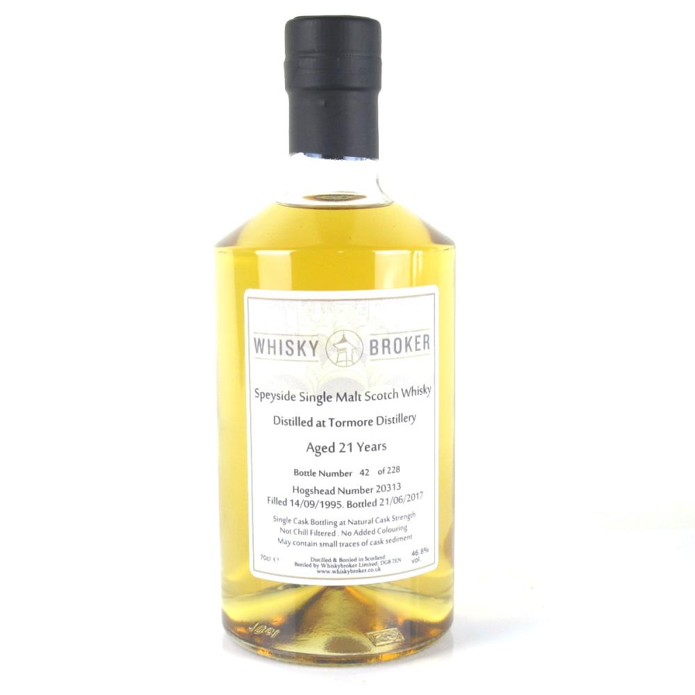 Tormore 1995 Whisky Broker 21 Year Old