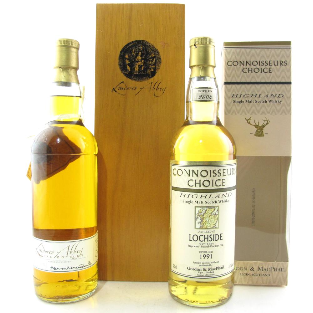 Lochside 1991 & Lindores Abbey 30 Year Old Blended Malt 2 x 70cl