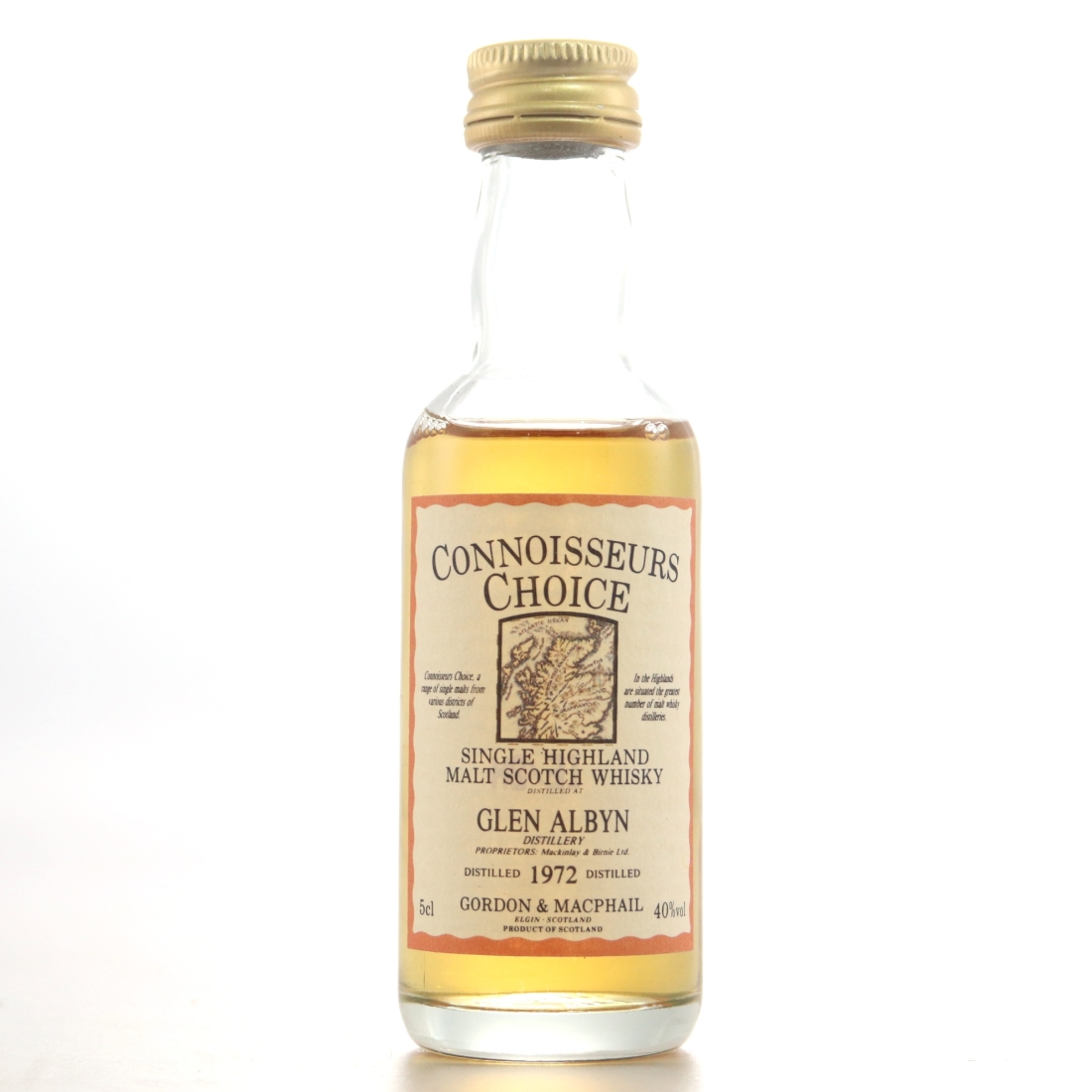 Glen Albyn 1972 Gordon and MacPhail Miniature 5cl