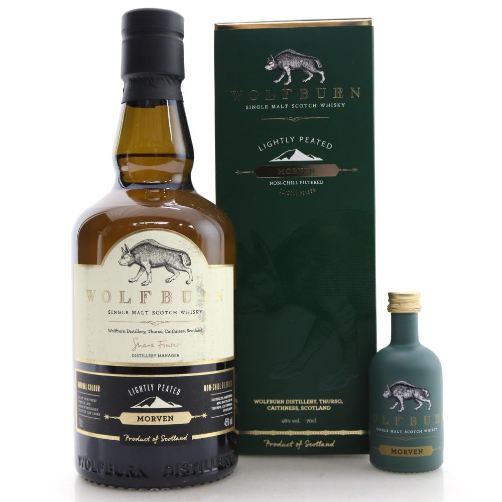 Wolfburn Morven Lightly Peated / Including Miniature