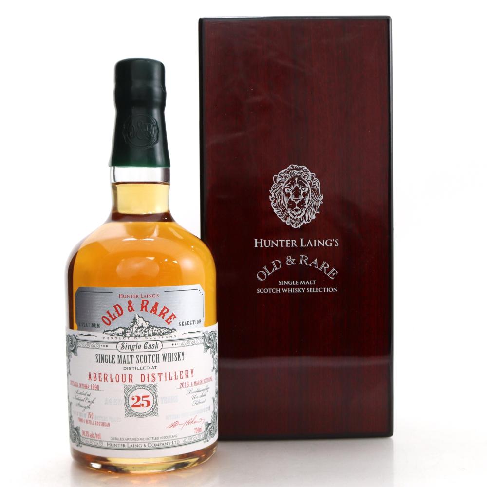 Aberlour 1990 Hunter Laing 25 Year Old / Old and Rare