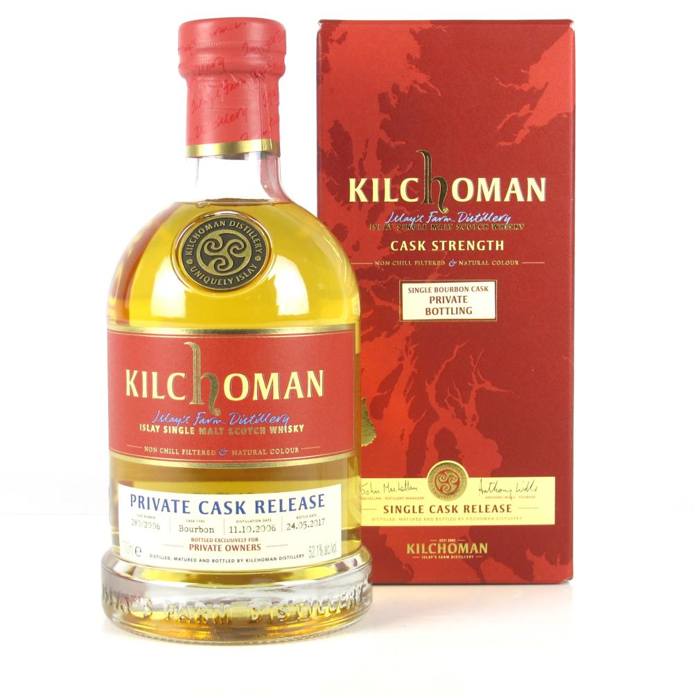 Kilchoman 2006 Private Cask Release 10 Year Old / Private Owners