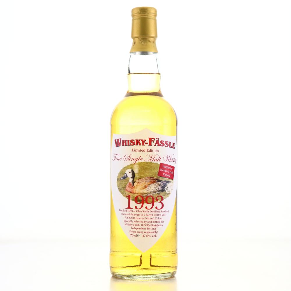 Glen Keith 1993 Whisky Faessle 24 Year Old