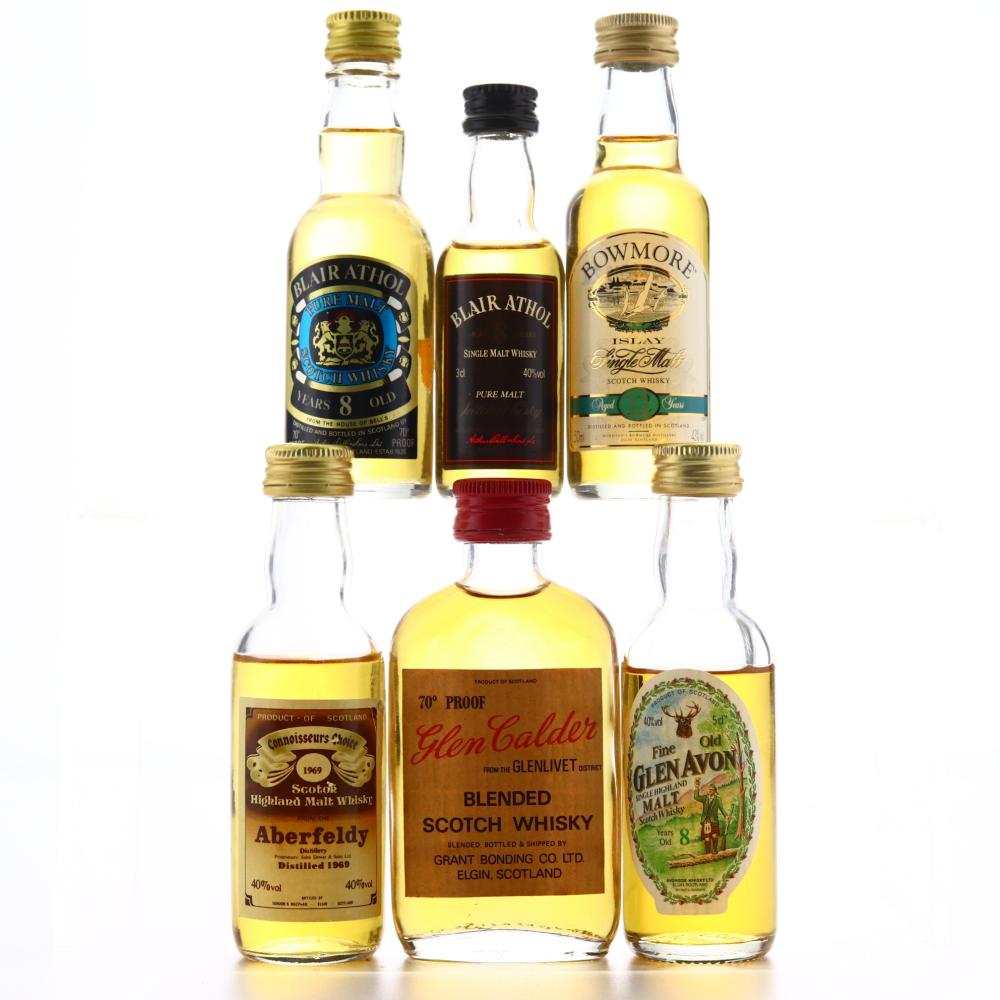Single Malt Miniature x 6 / Includes Aberfeldy 1969