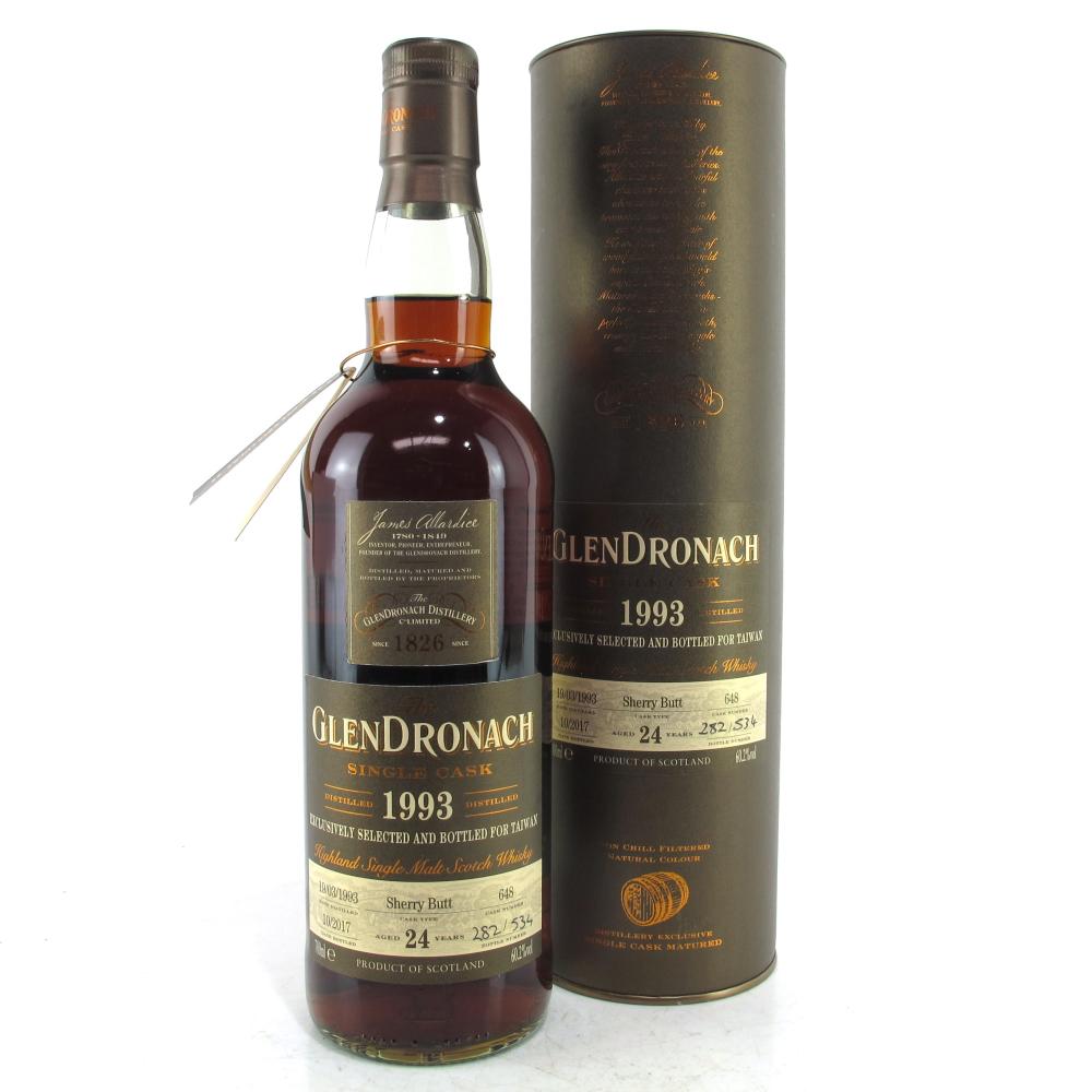Glendronach 1993 Single Cask 24 Year Old #648 / Taiwan Exclusive