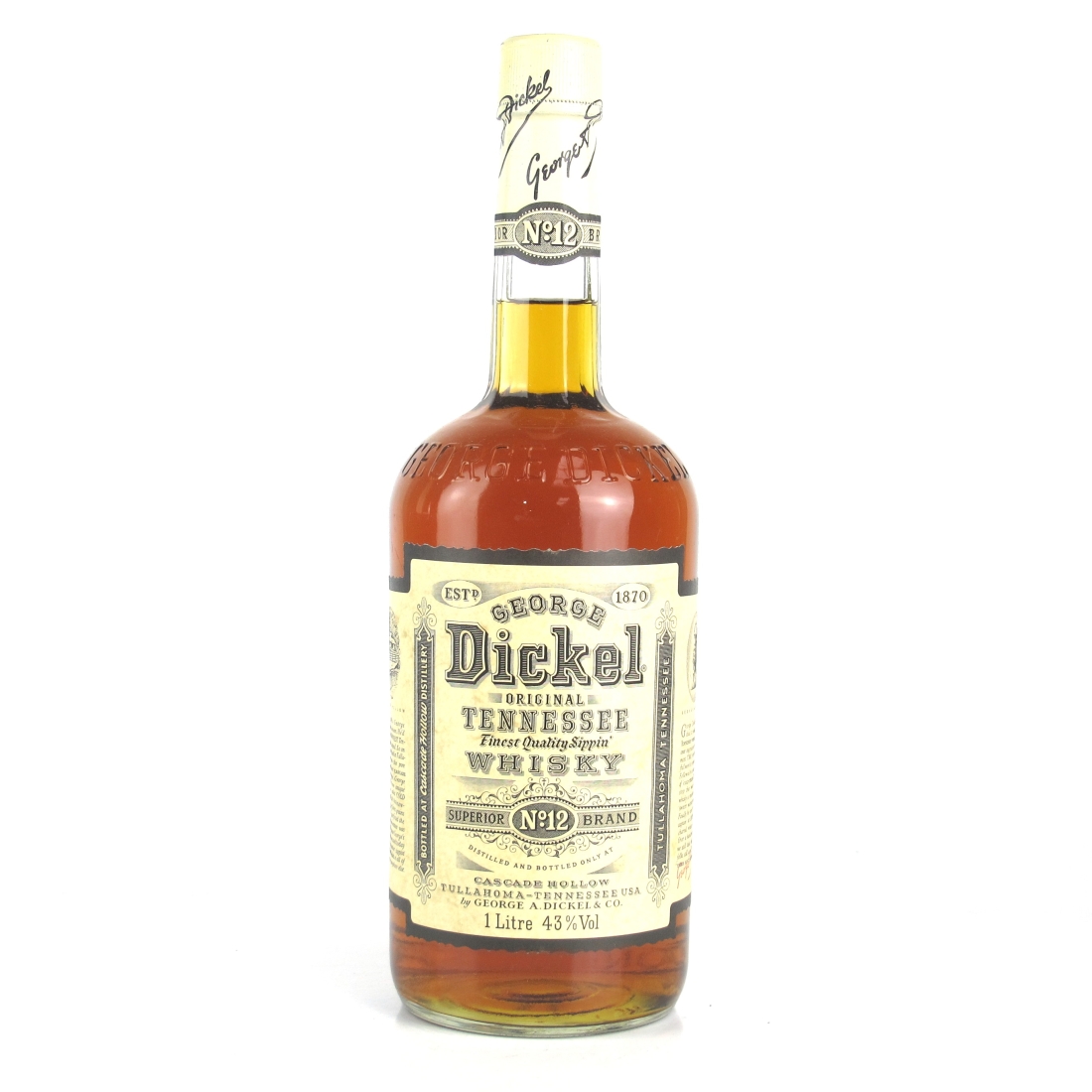 George Dickel Tennessee Sour Mash No.12 1 Litre
