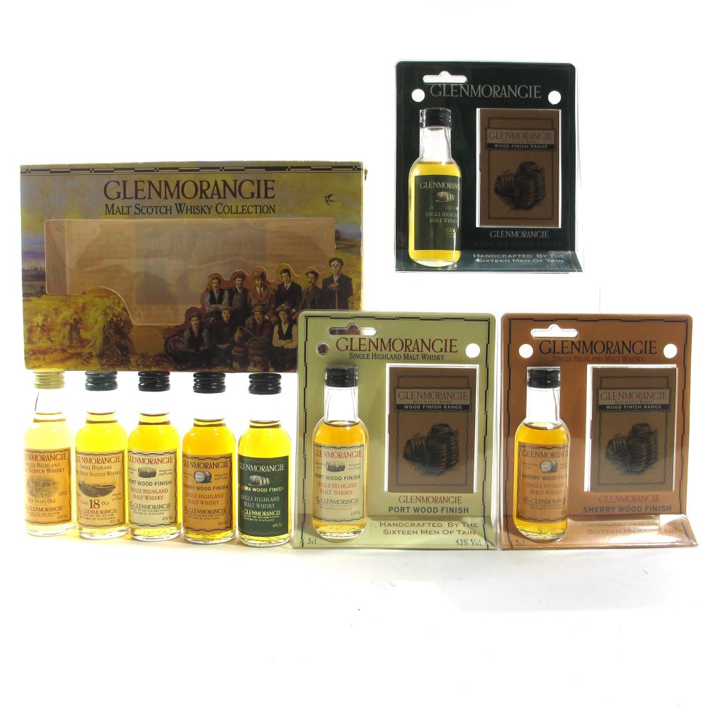 Glenmorangie Miniature Selection 8 x 5cl / including Wood Finishes