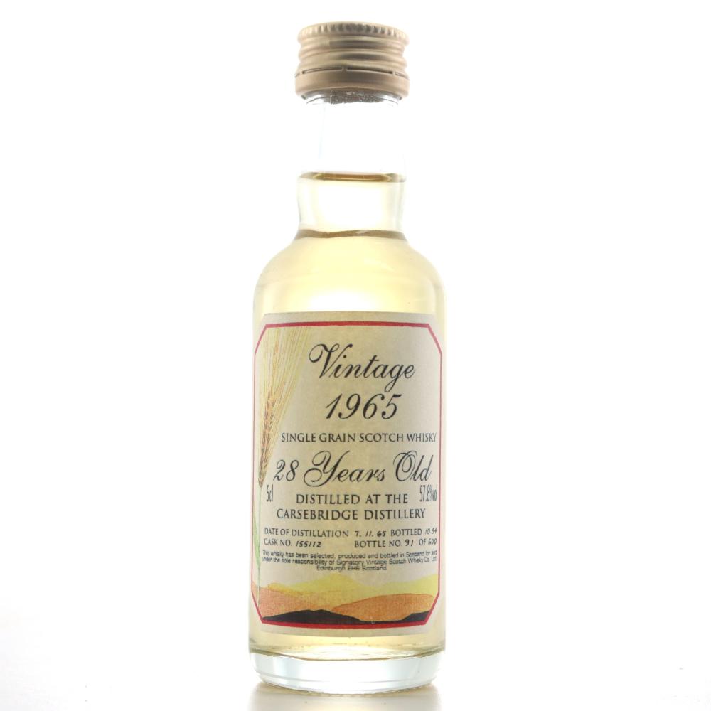 Carsebridge 1965 Signatory Vintage 28 Year Old Miniature 5cl
