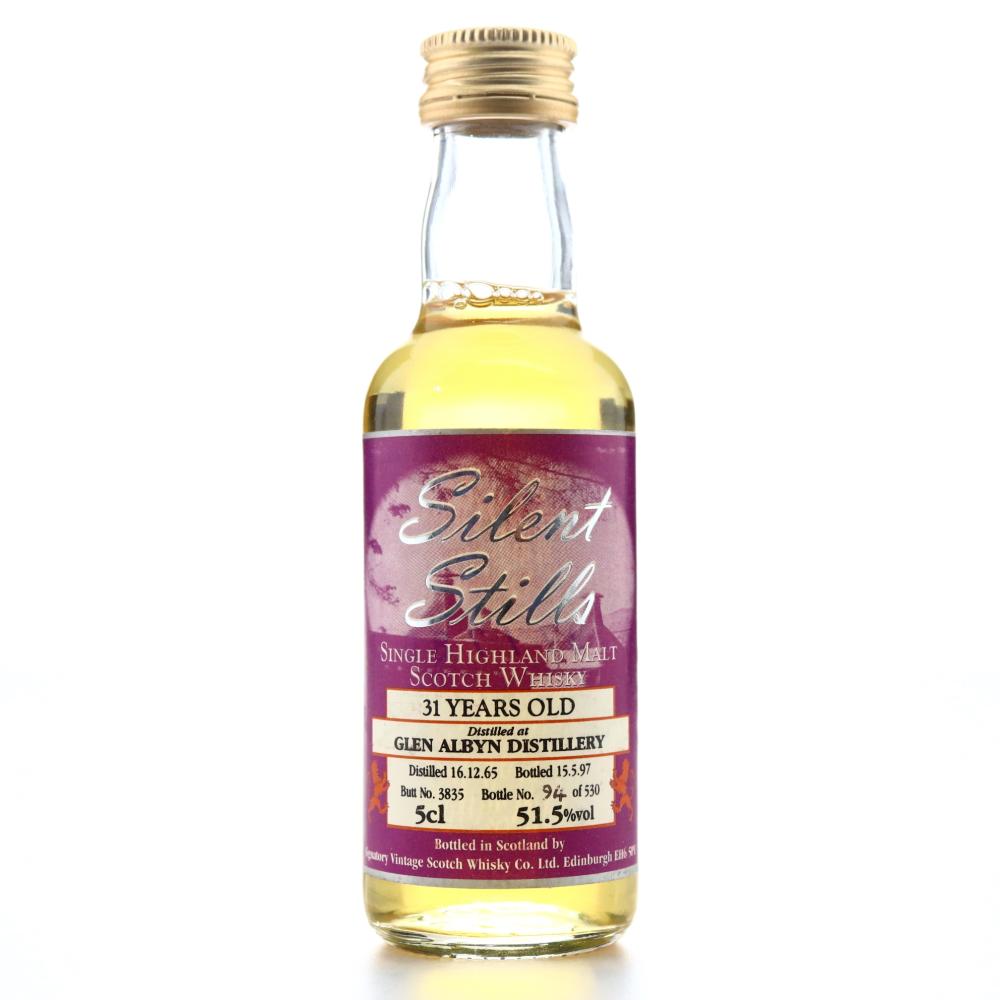 Glen Albyn 1965 Signatory Vintage 31 Year Old Silent Stills Miniature