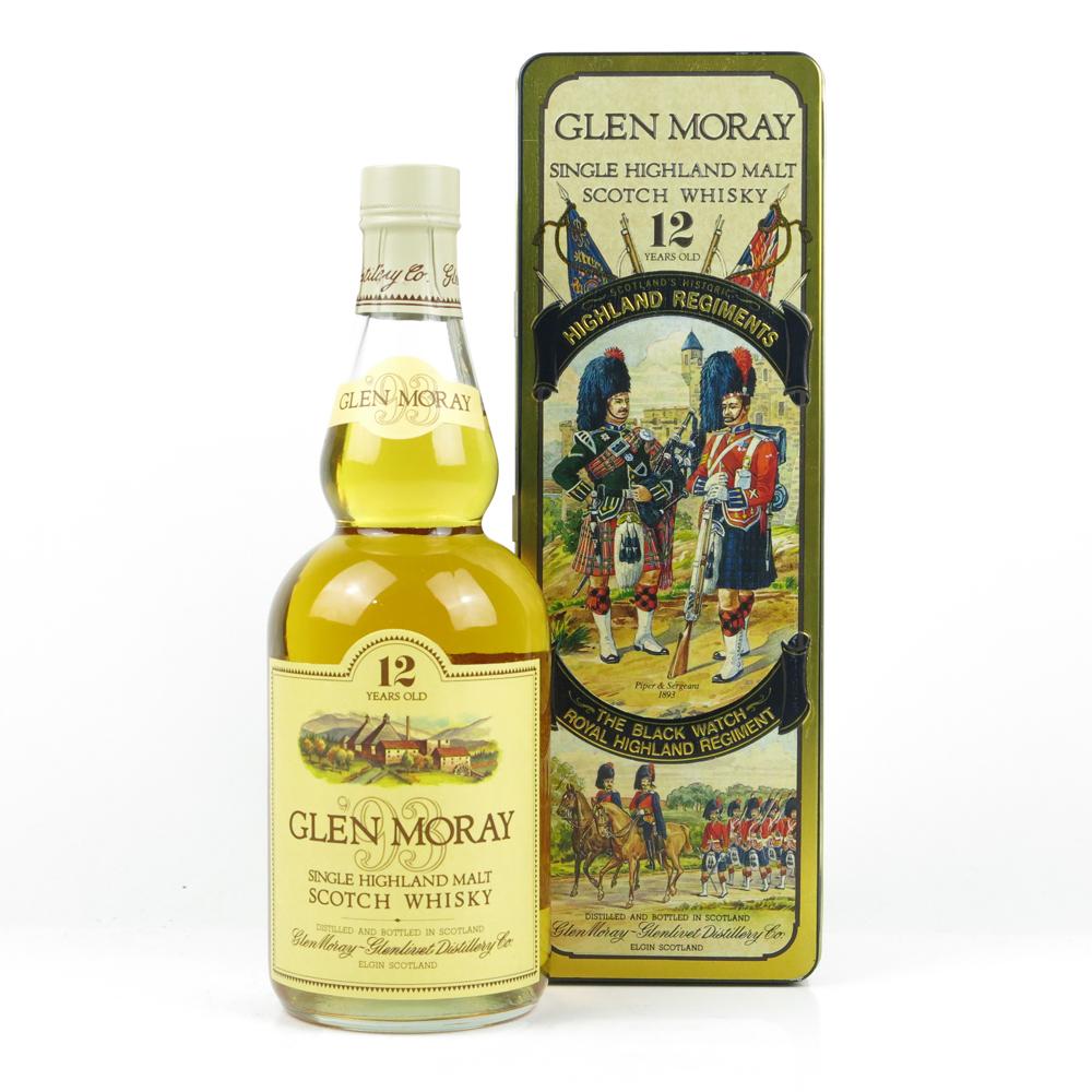 Glen Moray 12 Year Old / 75cl Black Watch Highland Regiments