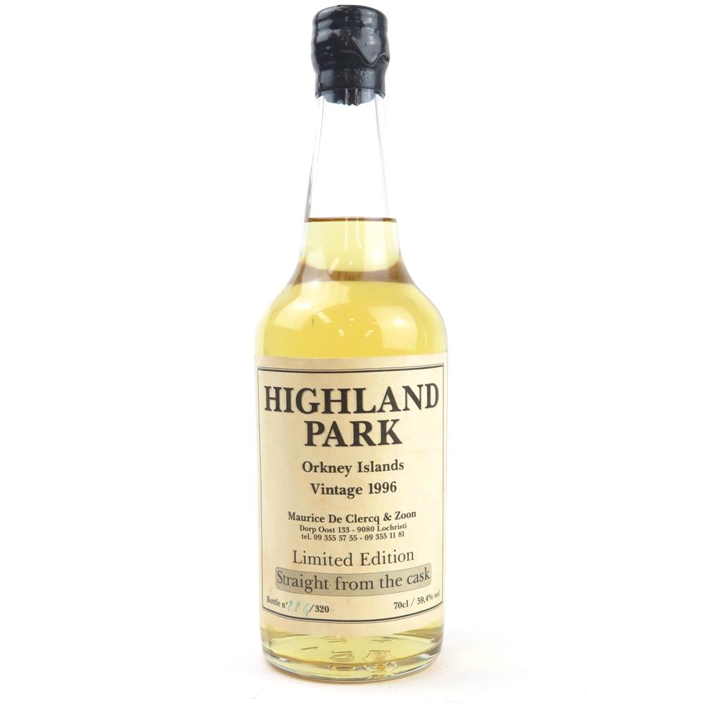 Highland Park 1996 Maurice de Clercq & Zoon  / Straight from the Cask